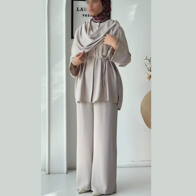 Joudia Luxe Draped Set