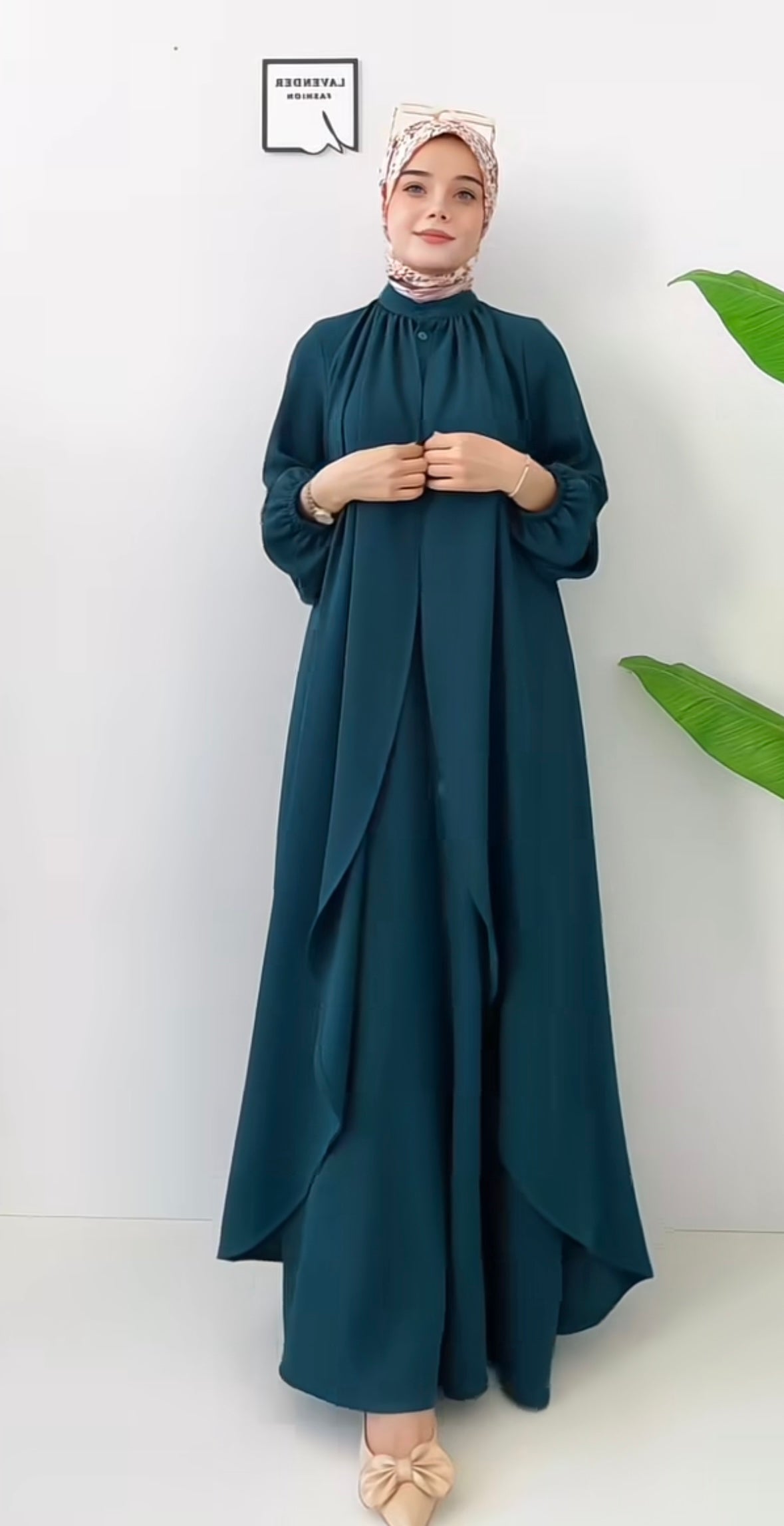 ✨ Abaya en Crêpe Coréen – Joudia Design ✨