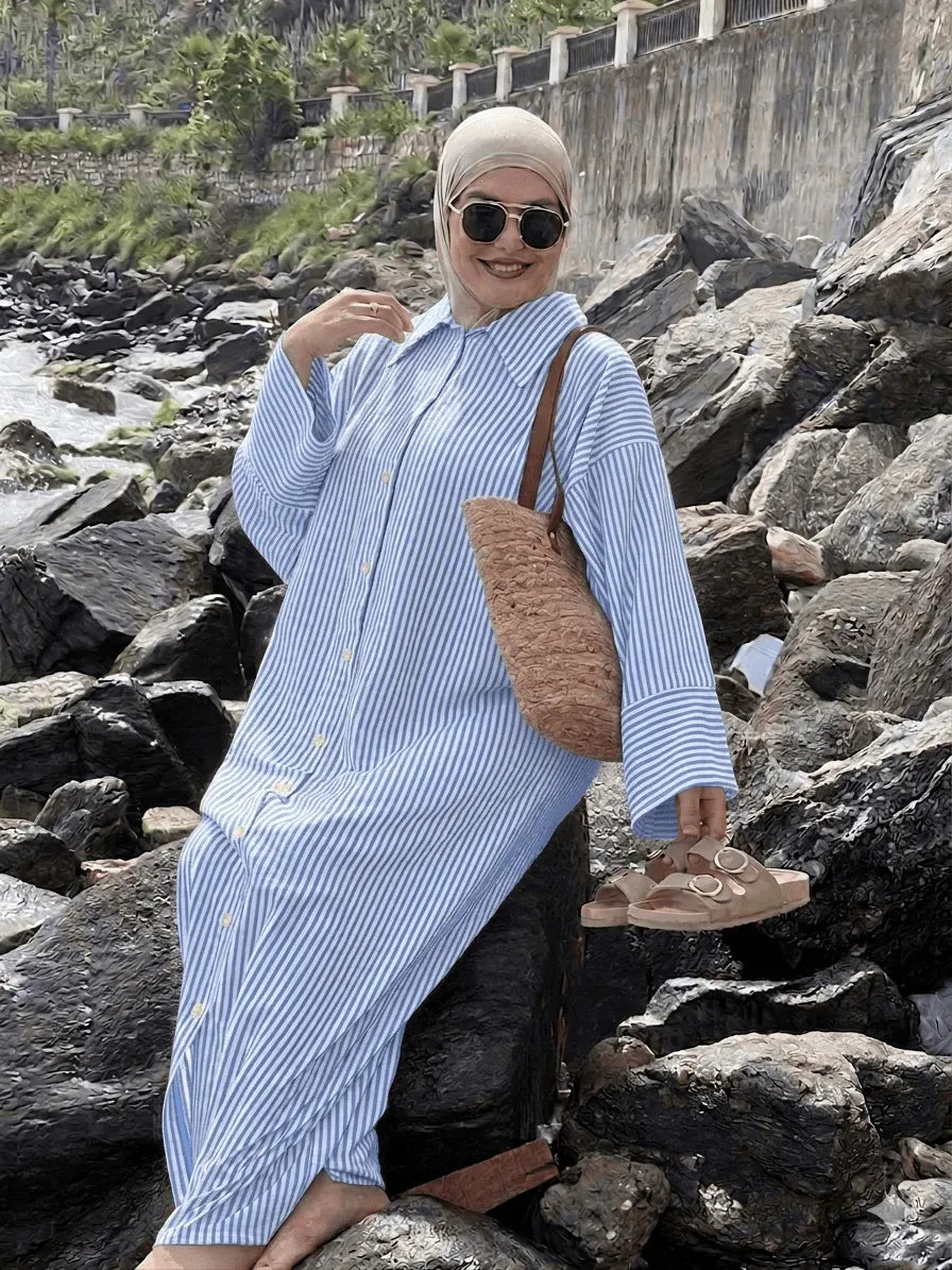 Joudia Breeze Striped Dress