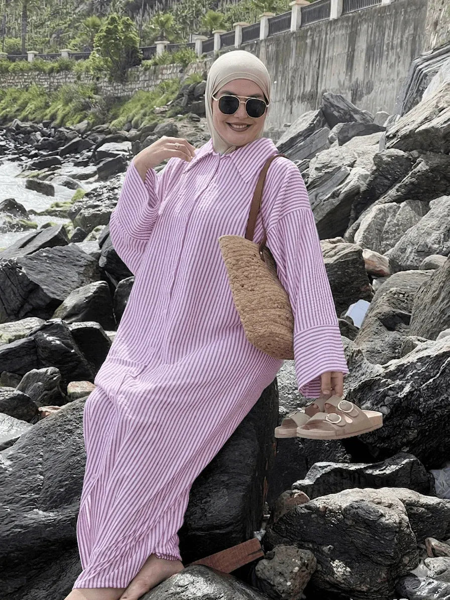 Joudia Breeze Striped Dress