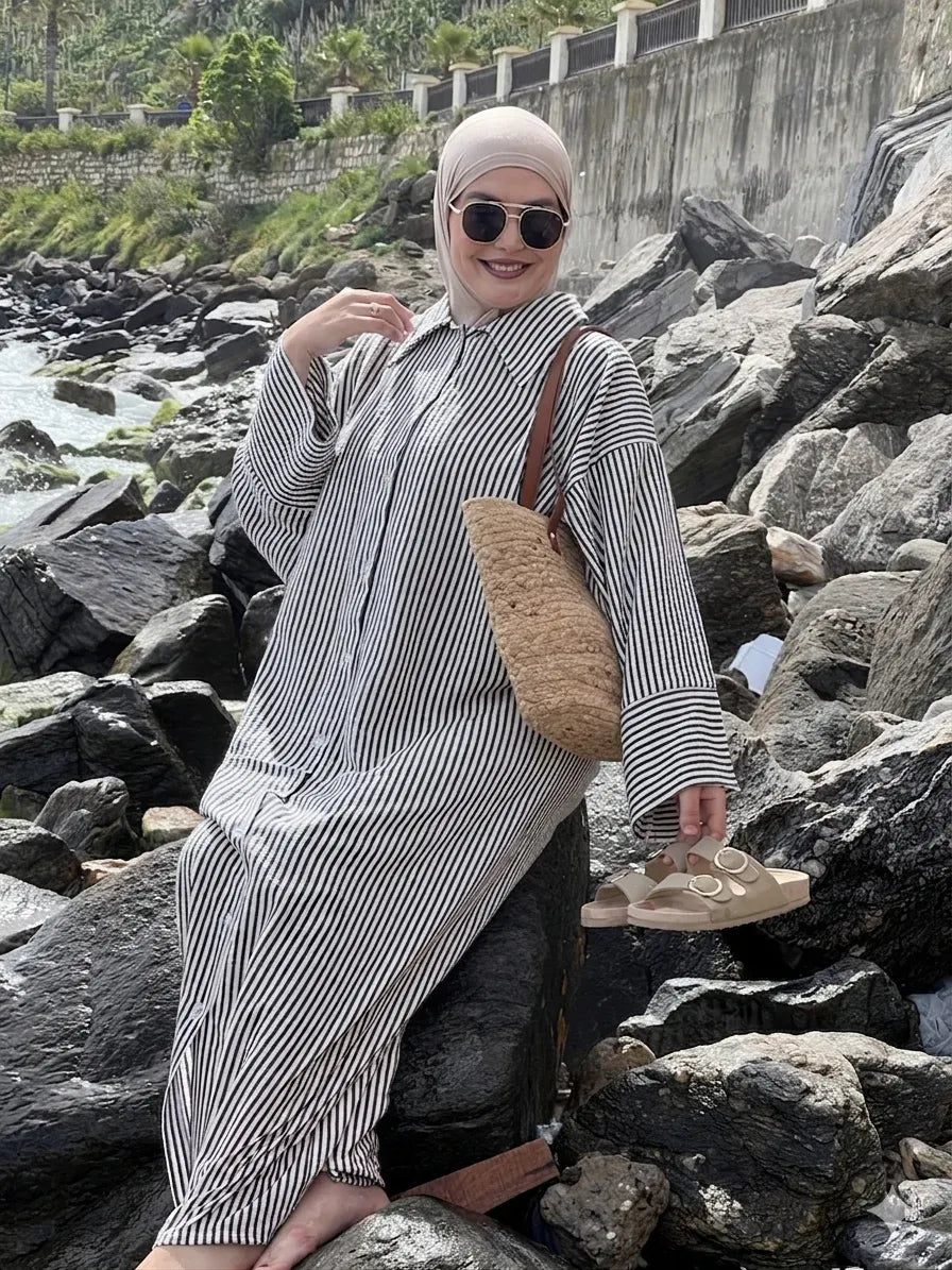 Joudia Breeze Striped Dress